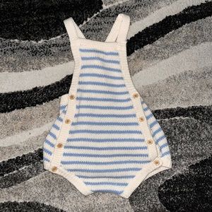 Zara knit baby romper